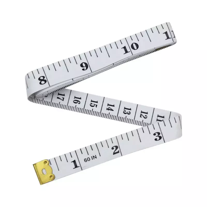 Righello di misurazione del corpo da 1.5m metro a nastro su misura per cucire Mini righello piatto morbido misuratore di centimetri nastro di misurazione per cucire