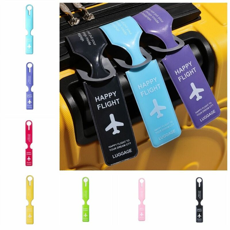 Boarding Pass PVC Luggage Tag Address Label Baggage Name Tags Boarding Pass Tag Aircraft Luggage Boarding Tag