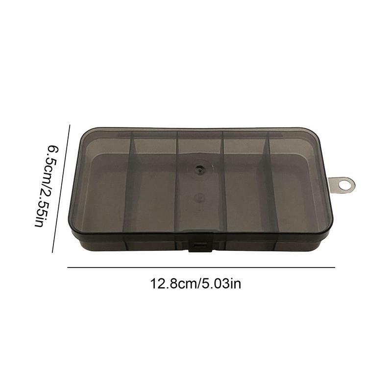 Fishing Bait Tackle Box | Lure 5 Grid Luya Storage Box for Fishing | Five-Grid Design Fishing Tool Box for Beads Lures and Hooks