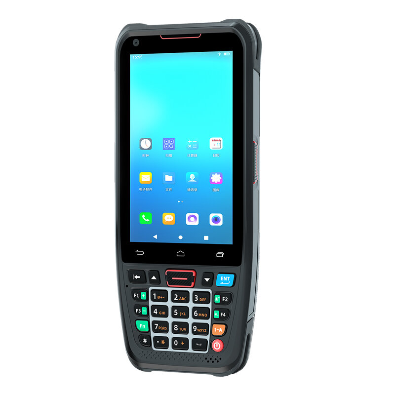 Industriële Handheld Android 10.0 Terminal Data Collector Robuuste Waterdichte 1d 2d Barcode Scanner Pdas Met 4.5Inch Touchscreen
