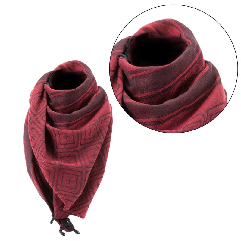Outdoor Scarf Shawl for Men Women, Multifunctional Head Scarf Unisex Shemagh Versatile Outdoor Scarf Shawl Daily Wear