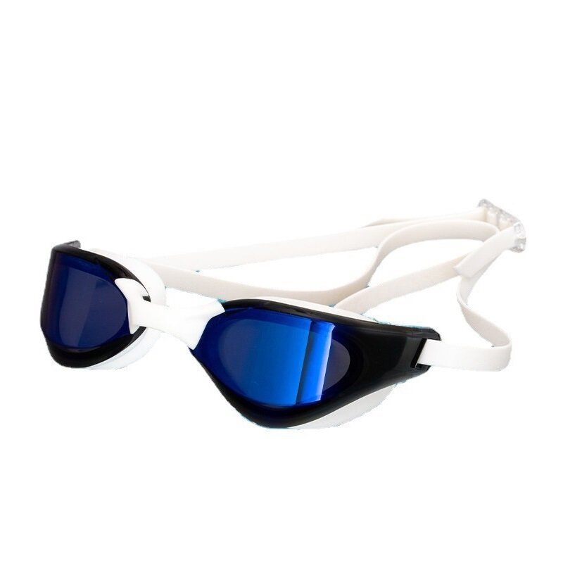 Silicone profissional corrida à prova dwaterproof água chapeamento anti-nevoeiro nadar óculos anti-uv masculino e feminino natação bonés óculos de natação