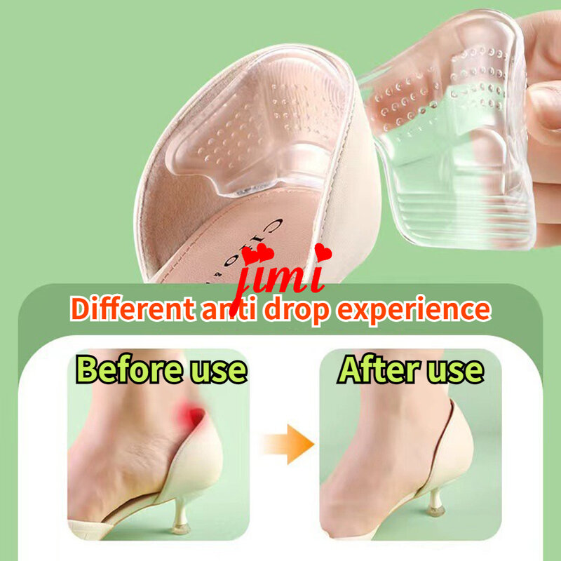 1 paio di adesivi per tallone protezioni per tallone Sneaker solette di dimensioni ridotte piedini antiusura cuscinetti per scarpe regolare le dimensioni inserti per cuscino del tallone alto