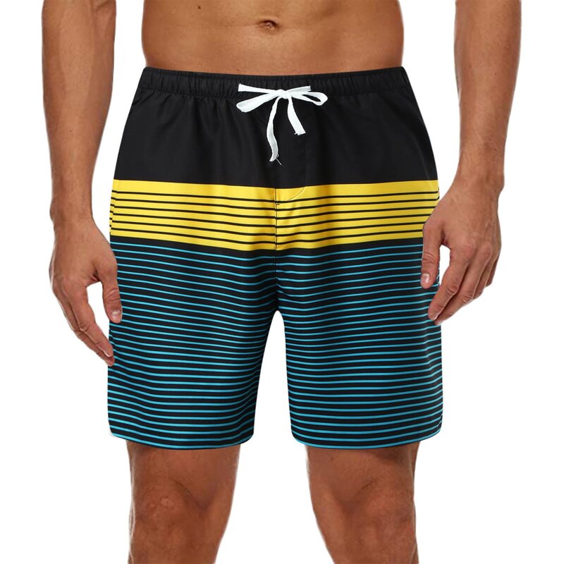Mężczyźni Letnie stroje kąpielowe Szorty Męskie kąpielówki Stroje kąpielowe Beachwea Man Surf Beach Swim Spodnie sportowe Board Mesh Lining And Pockets
