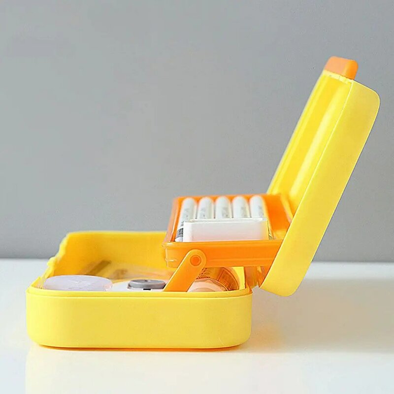 Kotak pensil kartun warna Soild, tempat alat tulis kapasitas besar lapisan ganda anti air kotak pensil warna Macaron