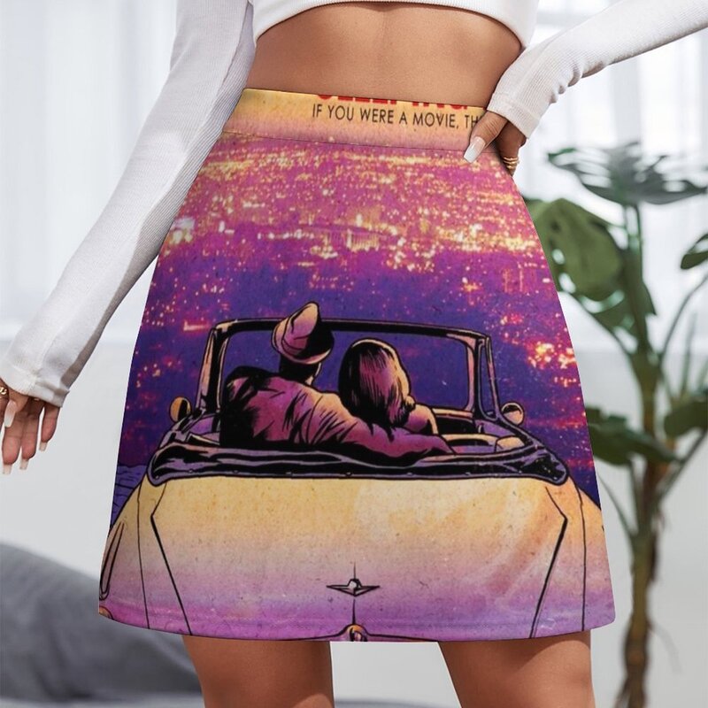 Minifalda para dormir con sirenas para mujer, ropa de película romántica, falda sexy de verano, faldas coreanas, 2023