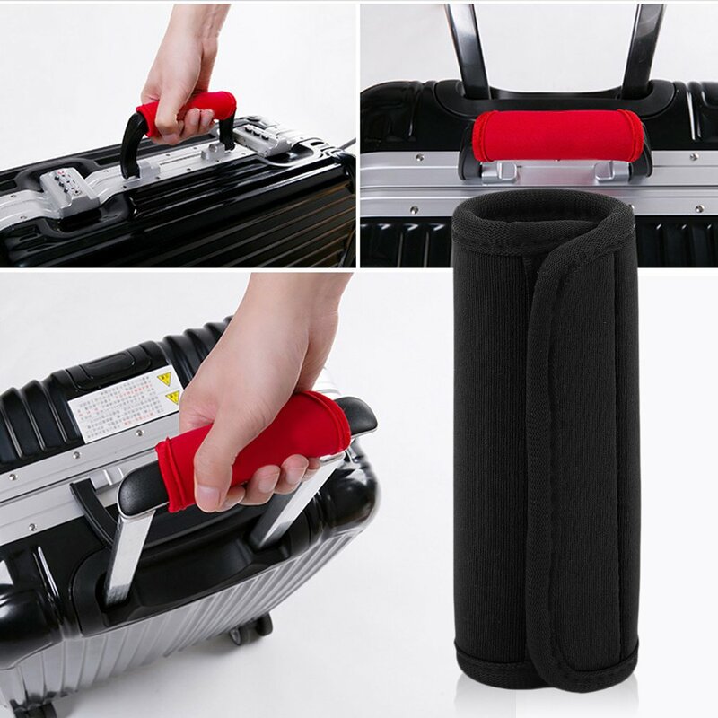 Comfortable Light Neoprene Handle Wraps/Grip/Identifier for Travel Bag Luggage Suitcase Fit Any Luggage Handle Adhesive Tap