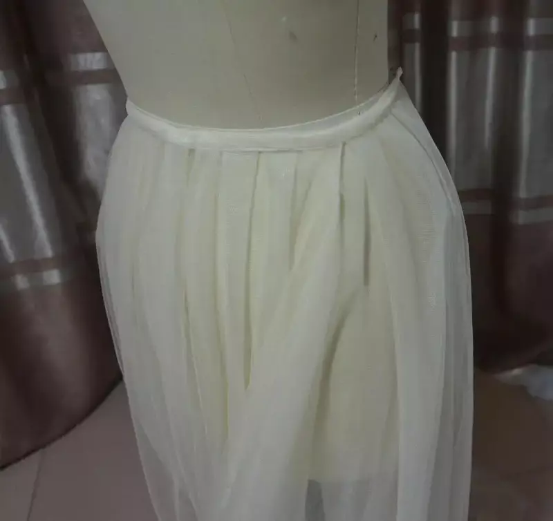 2 warstwy tiulu odpinana spódnica, spódnica ślubna spódnica z tiulu suknia ślubna odpinana suknia balowa odpinana spódnica