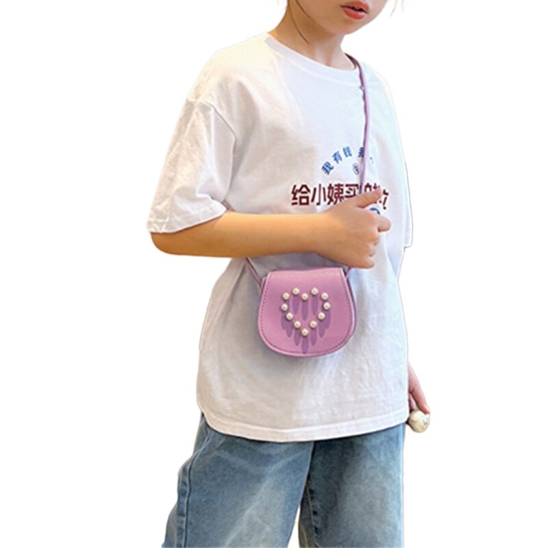 Tas Mini Persegi untuk Anak Perempuan Tas Selempang Putri dengan Tas Trendi Gesper Magnetik