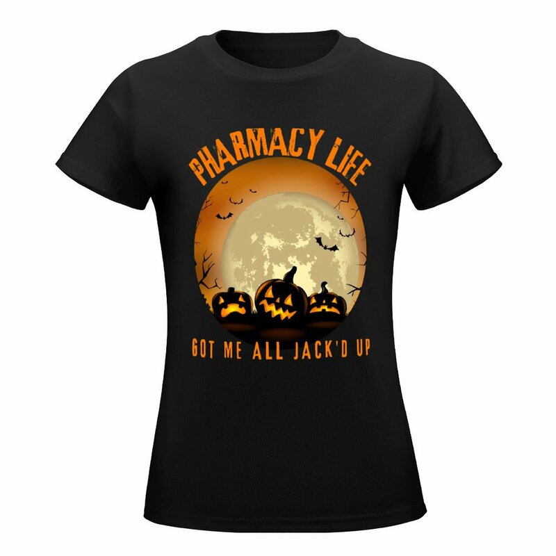 Apteka halloween T-shirt koszulka odzież damska rock and roll t shirty dla kobiet