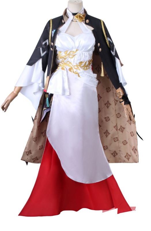 Murata Himeko Cosplay Franse Meid Kostuum Honkai Star Rail Carnaval Uniform Pruik Anime Halloween Kostuums Mannen Spel