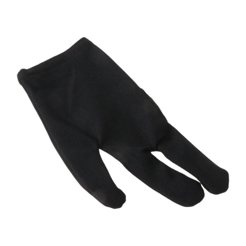 Neuer Stil, 1 Stück, schwarzer Queue, Billard, Pool-Shooter, 3-Finger-Handschuhe