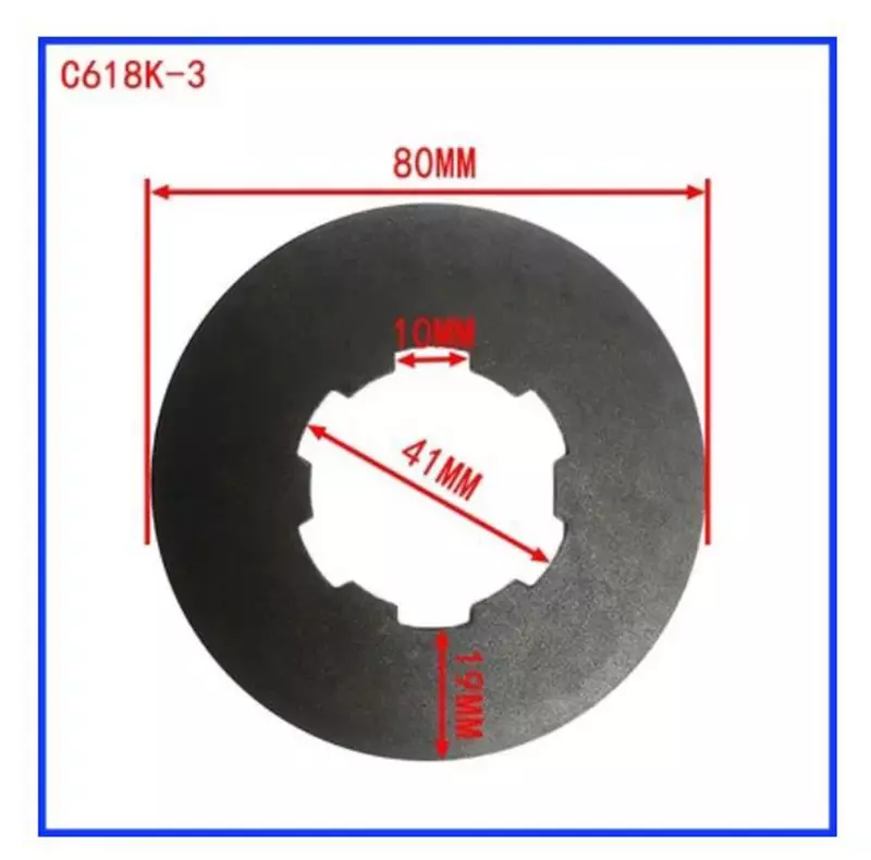 1PC Lathe Friction Plate CA6140/CW6163 2023 Clutch Inside / Outside Brake Pad Drill Press/Machine Tool Accessories NEW