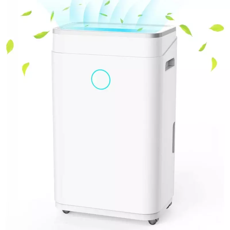 4500 Sq. Ft Dehumidifiers for Large Room and Basements, 50 Pints Dehumidifier with Drain Hose, Auto Shut Off and Defrost Functio