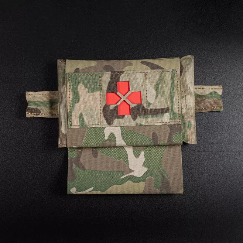 Taktyczne wojskowe IFAK zestaw medyczny MOLLE szybkie rozmieszczenie pierwszej pomocy etui Survival odkryty polowanie Camping pas torba ratownicza