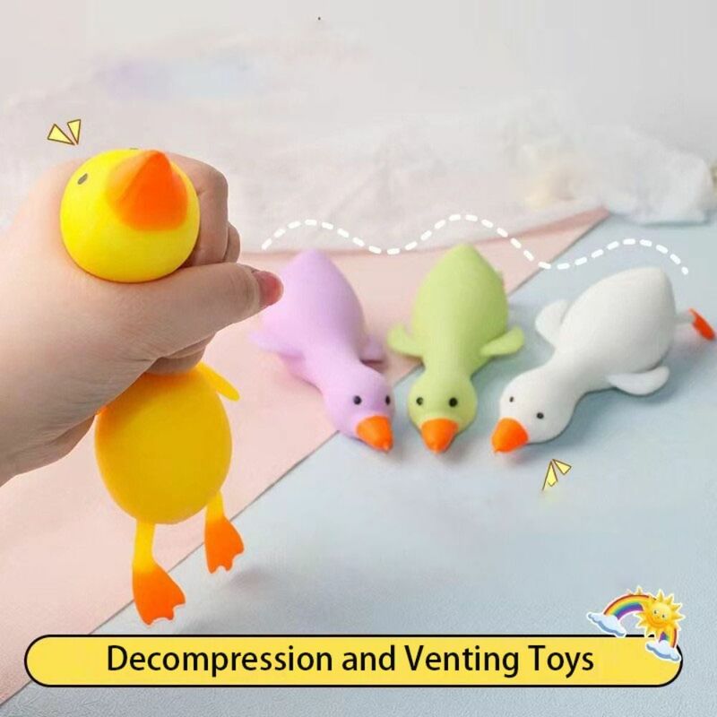Эластичная игрушка для декомпрессии, Высококачественная мягкая мультяшная игрушка для облегчения тревоги, интерактивная игрушка для сжимания