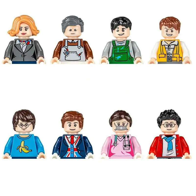 Bloques de construcción de figuras de héroes de Anime para niños, juguetes de ensamblaje, modelos de personajes, ladrillos compatibles con Lego, regalo de Navidad
