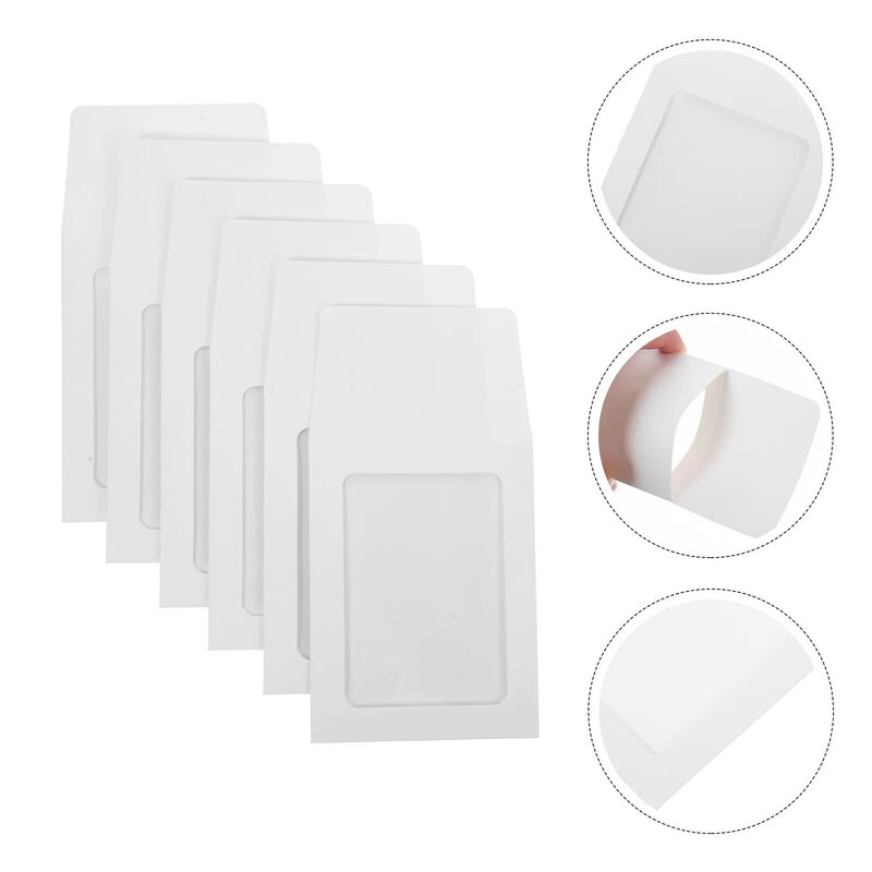 Em branco janela mangas papel imagem Notecards, Photo Frame cartões, Envelopes
