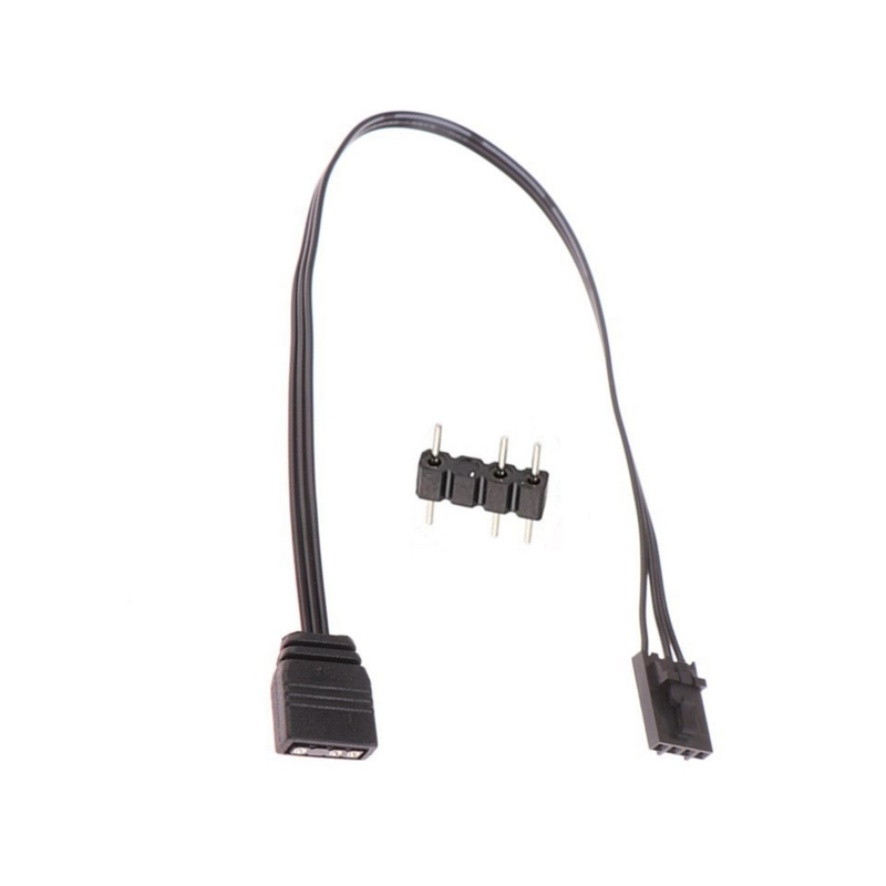 Untuk Corsair 4PIN RGB ke standar ARGB 3-Pin 5V konektor adaptor kabel RGB 25cm