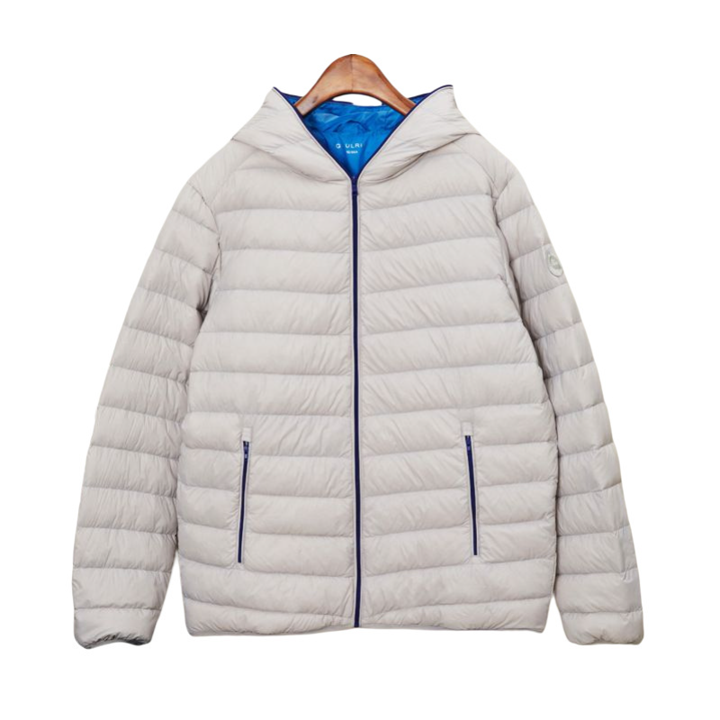 Down Jacket for Men Light and Thin Hooded Autumn and Winter Commuting Leisure Trend and White Duck Down Thin Coat