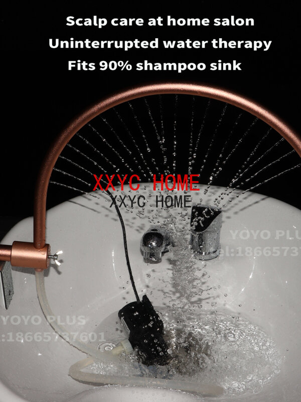 Głowica Spa przenośna woda do obudowa wylotowa wodospadu regulowana pasuje do większości miski szamponu do sprzętu do masażu