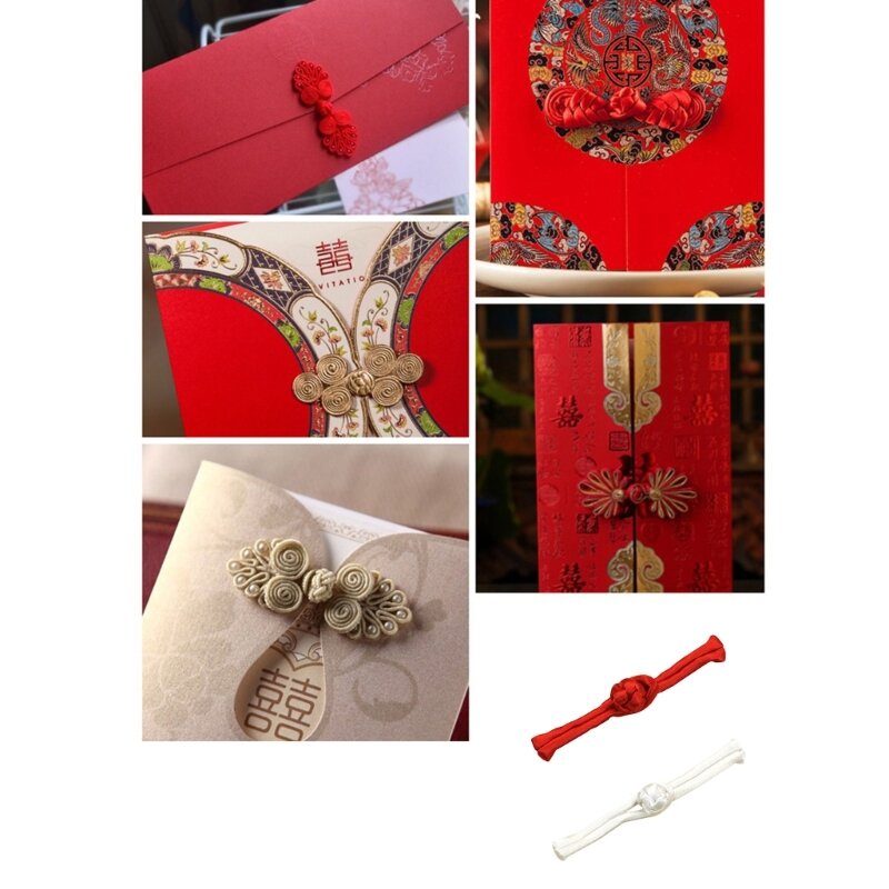 Botones cierre chinos para entusiastas del bricolaje, accesorios para Cheongsam, sujetadores botones para coser clásicos
