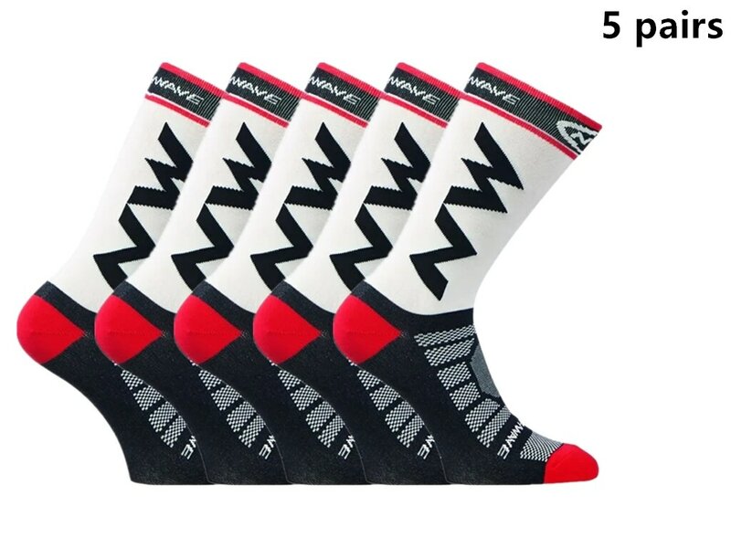 5 paia di calzini sportivi traspiranti di alta qualità NW, adatti per la corsa, il ciclismo in montagna e all'aperto
