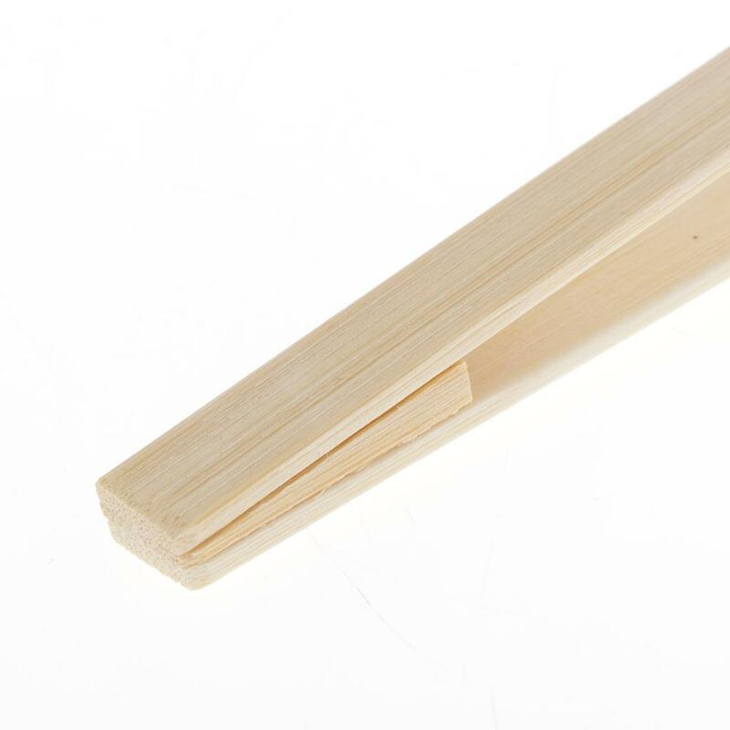 Pinzas de bambú Natural para fabricación de joyas, herramientas de recolección de abalorios, 15cm, 2-4 paquetes