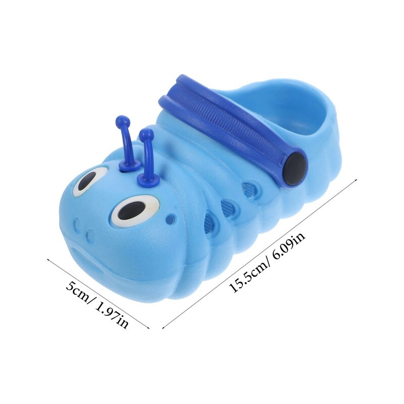 Caterpillar Sandals Children's Shoes Summer Baotou Boys Girls Baby Hole Soft Sole Slippers for Kids Cartoon