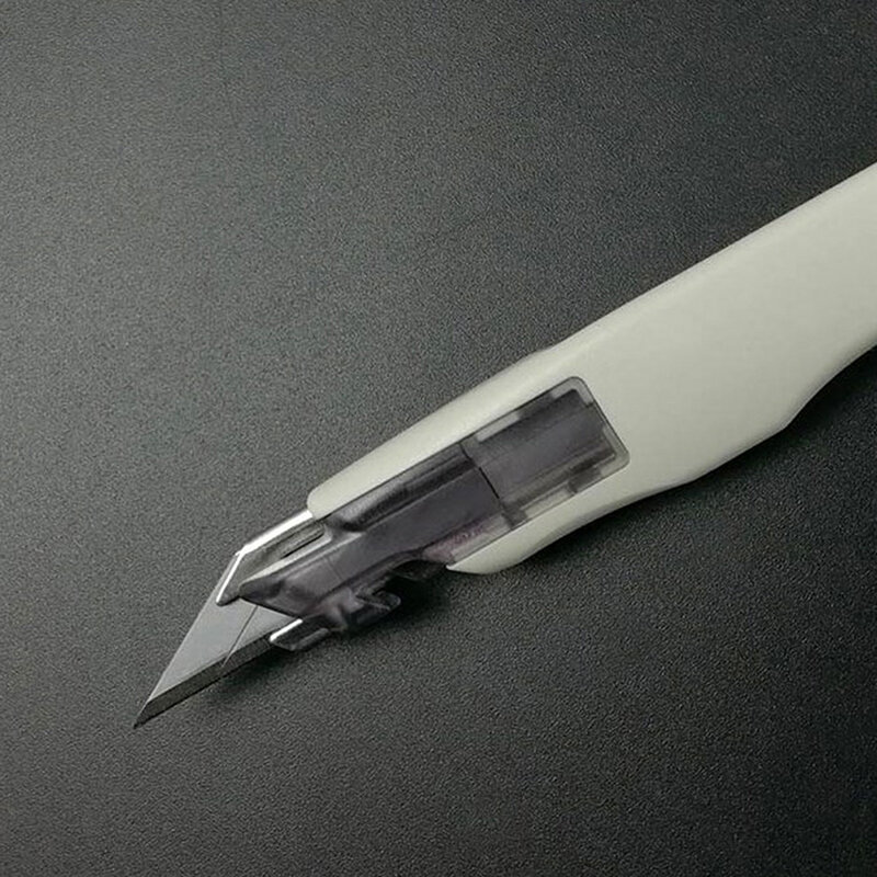 Cuchillo de papelería japonés de precisión con cuchillas, cortador de papel, cuchillo de Arte de Metal