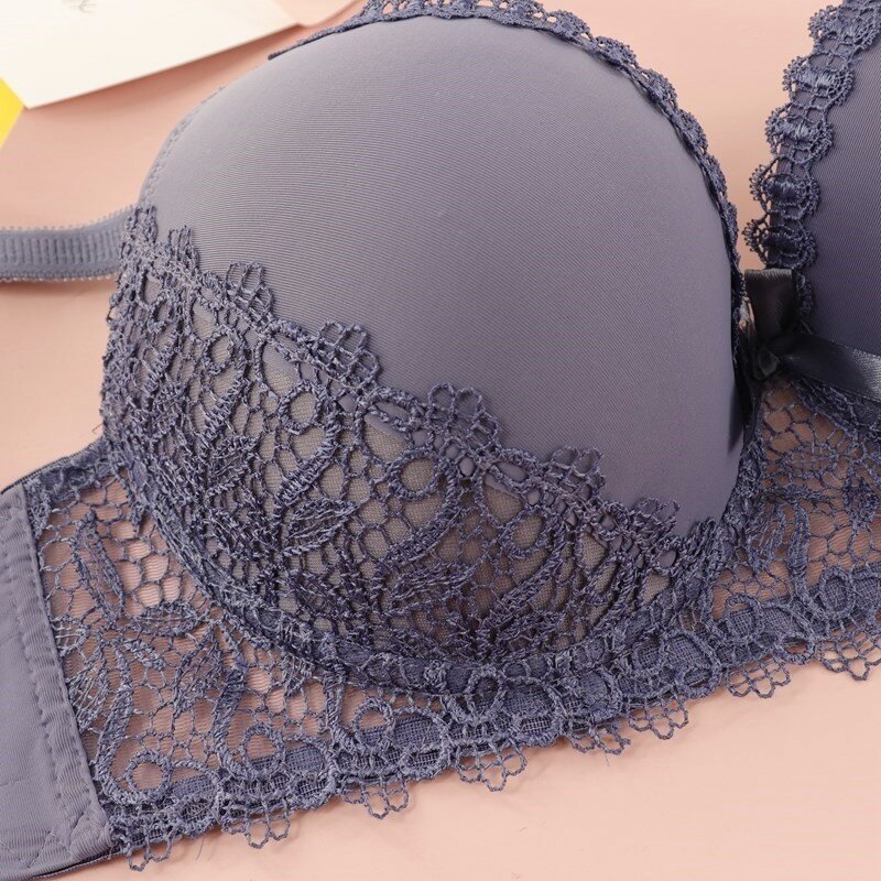 Beauwear-Soutien-gorge brodé en dentelle pour femmes, lingerie de soutien à armatures, sous-vêtements sexy, grande taille, 38, 40, 42, 44, 46, 48 D