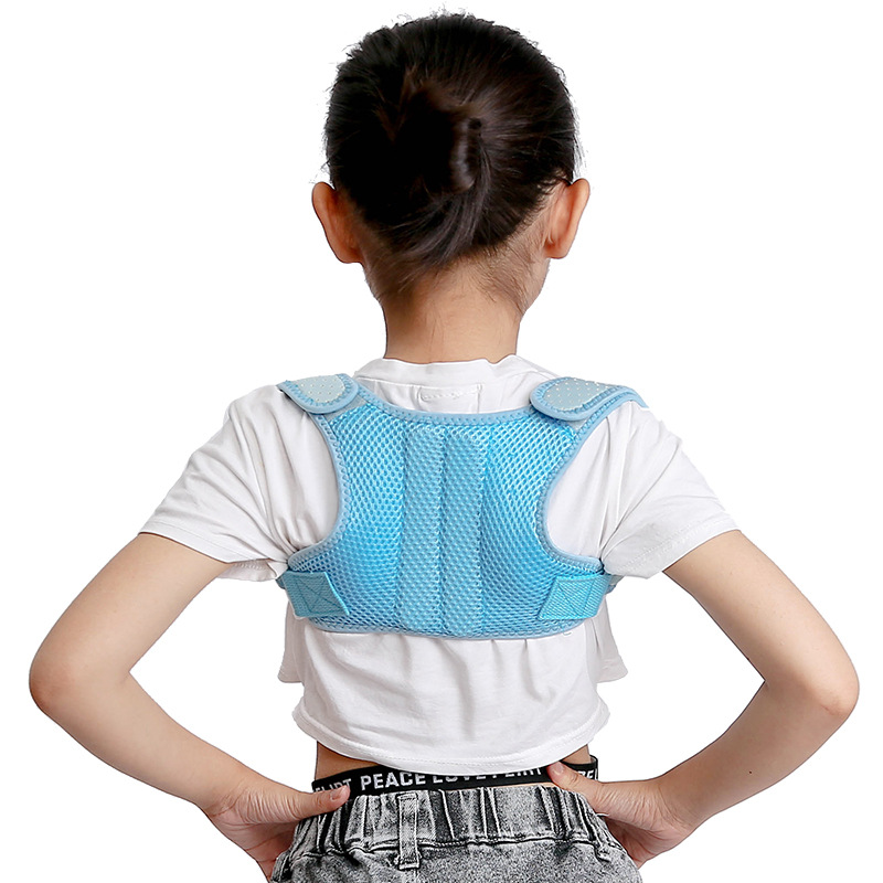 Xuanyu Jin sabuk koreksi postur punggung ganda, korektor tidak terlihat bahu terbuka untuk anak dan siswa khusus untuk sabuk koreksi postur punggung bungkuk, pakaian dalam tidak terlihat