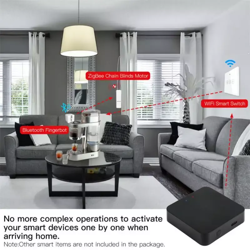 Tuya Smart Multi-mode Gateway Smart Home Remote Control Smart Gateway Automation Mesh Hub Via Alexa Google Home Smart Life App