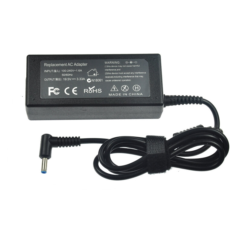 19.5V 3.33A Laptop AC Power Adapter Charger For HP Envy PPP009C 15-j009WM 14-k001XX 14-k00TX 14-k002TX 14-k005TX 14-k010US