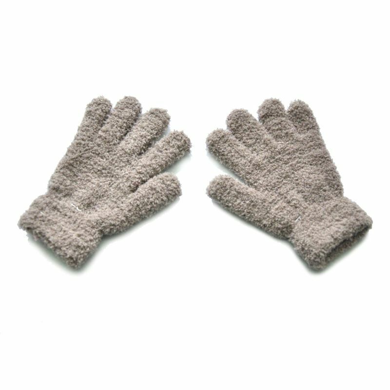 Dziewczęce rękawiczki zimowe Miękkie rękawiczki jednokolorowymi, grubymi rękawiczkami Wiatroodporne