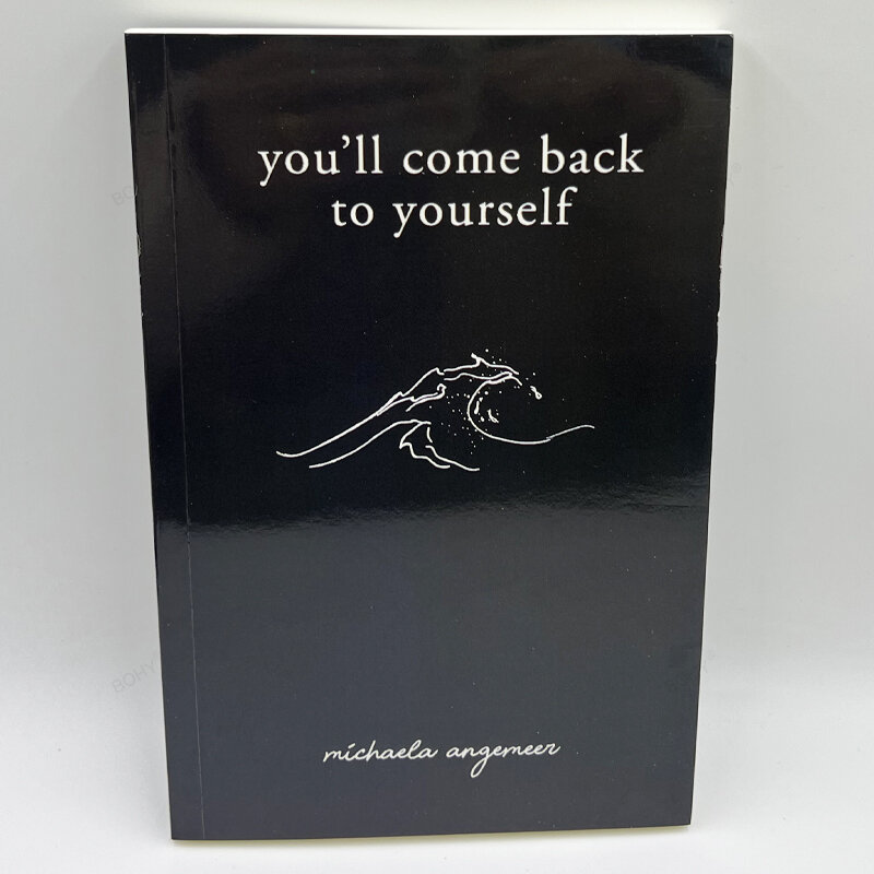 Wrócisz do siebie przez Michaela Angemeer miłosne wiersze angielska książka w miękkiej oprawie