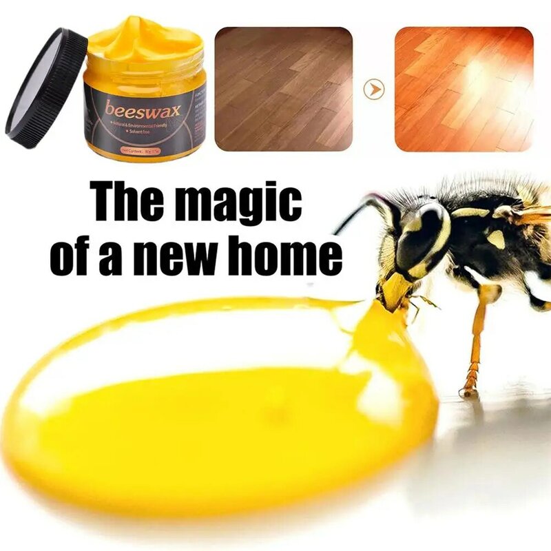 꿀벌 왁스 바닥 가구 광택제 수리, 목재 테이블 의자 왁스 가구 관리제, 광택 왁스, 방수 목재 바닥 클리너