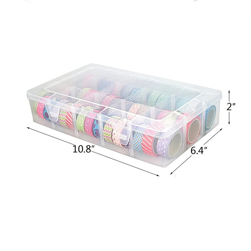 Caja de cinta Washi, organizador de almacenamiento, cinta adhesiva de escritorio, bricolaje, rollo de pegatinas, soporte de almacenamiento
