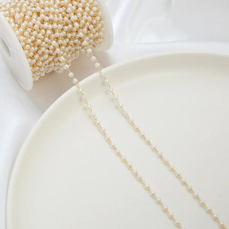 WT-RBC235   WKT 2023 Wonderful Artifical Pearl & 18k Gold Brass Jewelry Chain Accessories Women Popular NEW  Sale