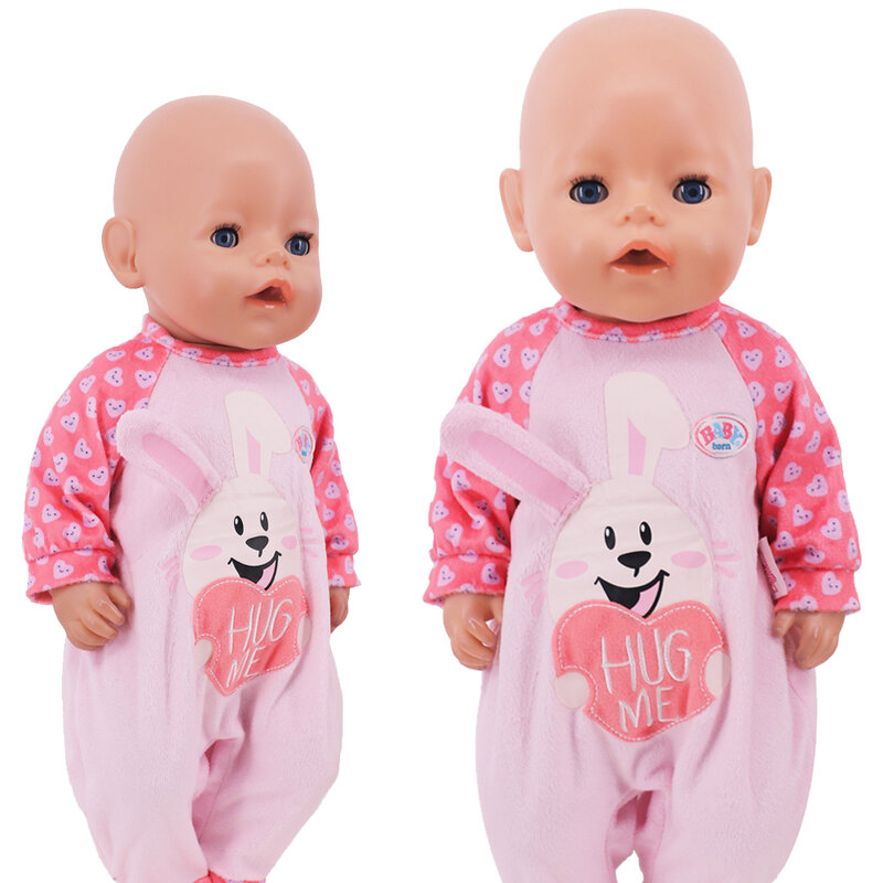 Kawaii odzież dla lalek akcesoria dla 43cm urodzonych laleczka bobas, 18 Cal amerykańska lalka zabawek dla dziewczynki, Nenuco, prezent urodzinowy świąteczny