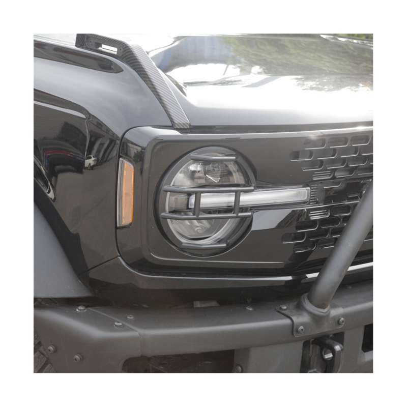 Stiker dekorasi lampu depan mobil, stiker dekorasi untuk Ford Bronco 2021 2022 2023