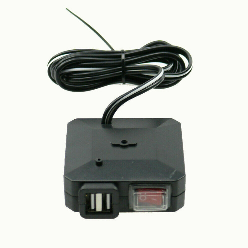 Cargador de teléfono impermeable para motocicletas, adaptador de corriente de enchufe USB Dual, 12V