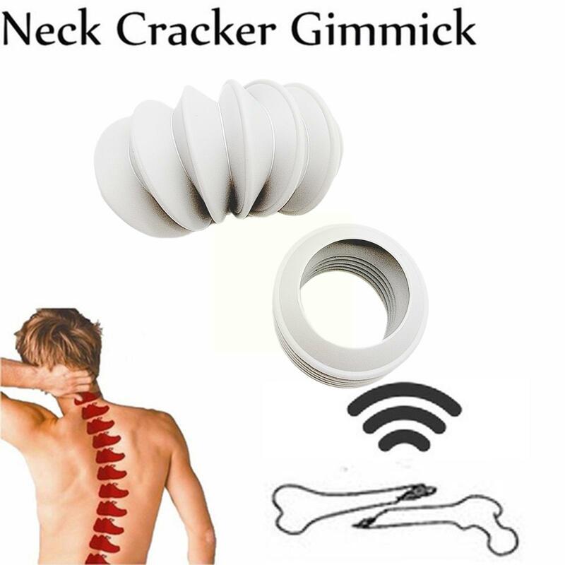 Neck Cracker Gimmick Easy Magic Tricks Halloween Toys For Kids Simulated Fracture Sound Whole Person Spoof Joke Gift Magic Z1E4
