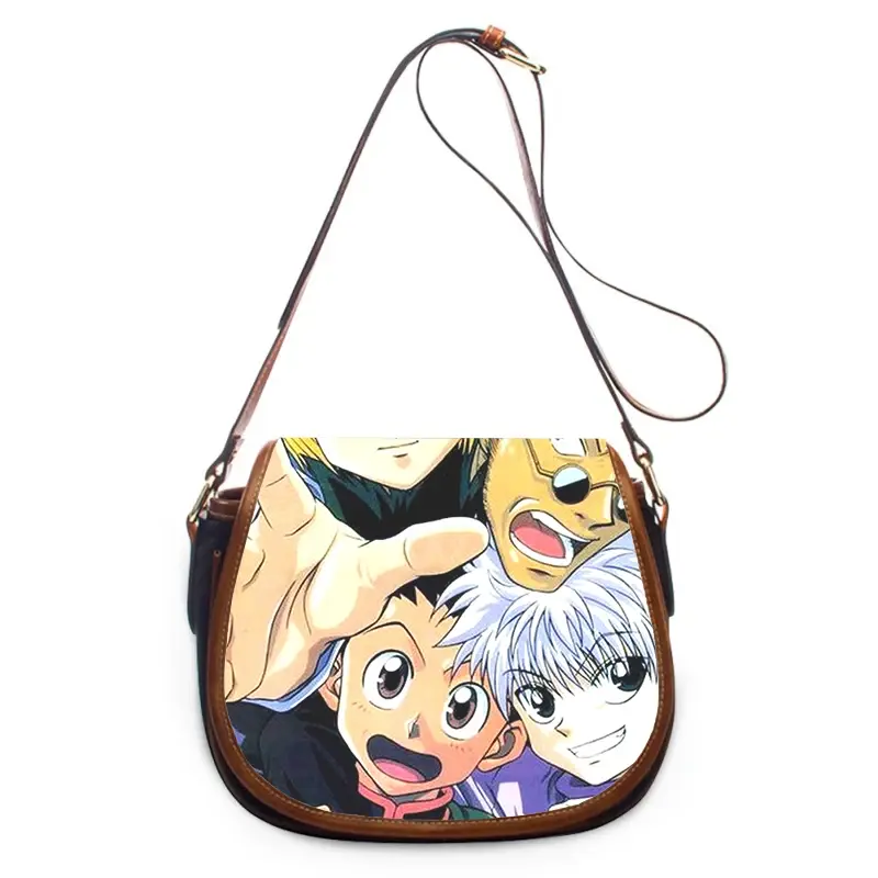 HUNTER×HUNTER Anime drukuj nowa moda damska torba typu Crossbody luksusowe torebki damskie torby torba na ramię z zamkiem błyskawicznym damska torba na ramię