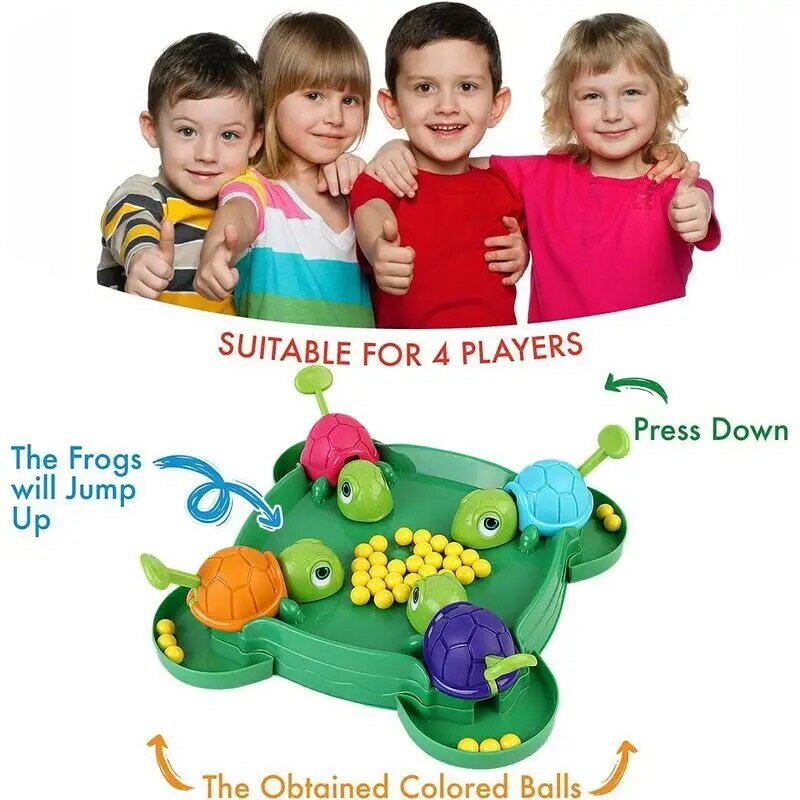 Głodna gra żółwia karmi grę w żółwia rodzic-dziecko interaktywne zabawki edukacyjne żółw jedzący grę planszową głodny żółw planszowy