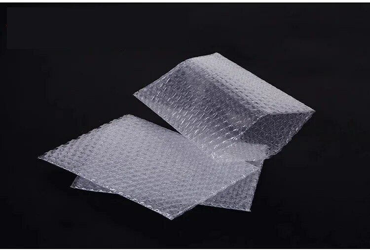 10x15cm Bubble Mailer für den Versand von Verpackungs beuteln Trans aprent Double Layer Dick Wrap Bags Bulk Großhandel 100 stücke