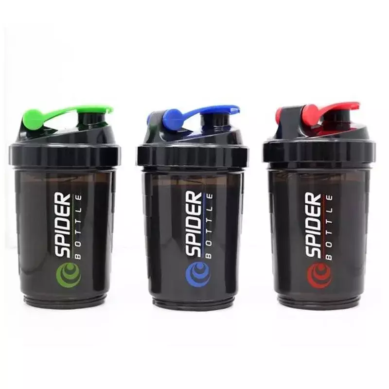 3 Layers Shaker Protein Bottle Powder Shake Cup Large Capacity Water Bottle Plastic Mixing Cup Body-Building Exercise Bottle