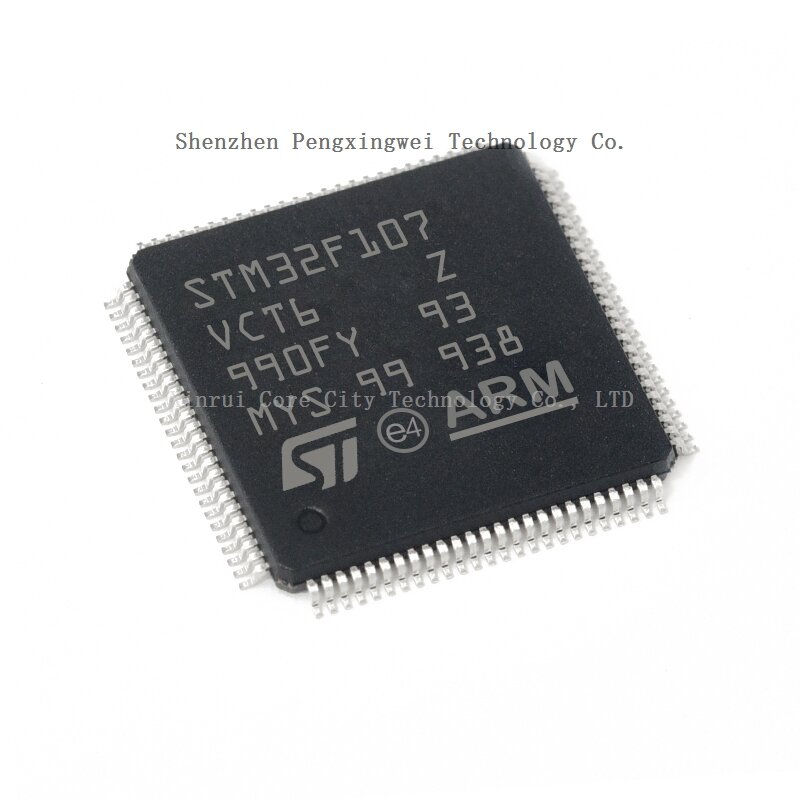 Microcontrolador de STM STM32, STM32F, STM32F107, VCT6, STM32F107VCT6, LQFP-100, MCU, MPU, SOC, 100% original, novo, no estoque