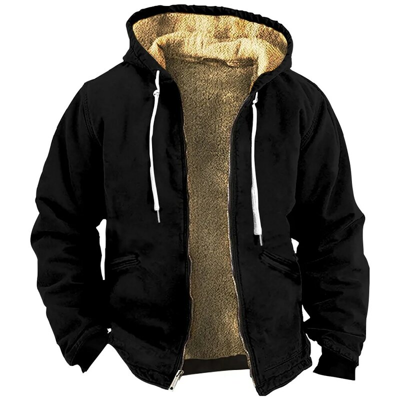 Sudadera con capucha de manga larga con cremallera para hombre y mujer, abrigo de cuello alto, ropa 3D, novedad de 2023