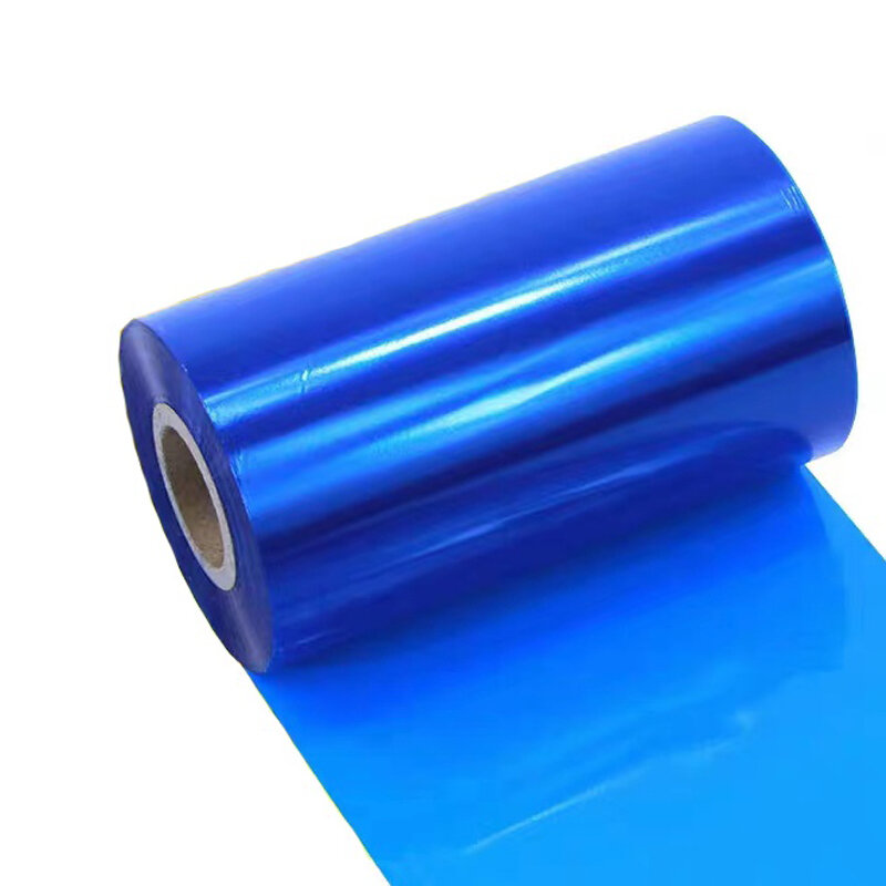 Цветная полностью полимерная лента, рулон 40 50 60 70 80 90 100 110 мм x 300 м, Термотрансферная углеродистая лента для принтера штрих-кодов